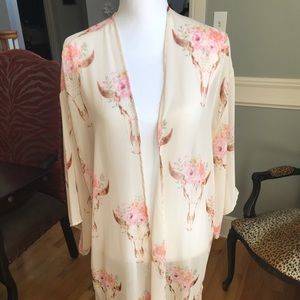 Boutique Medium Sheer Cardigan